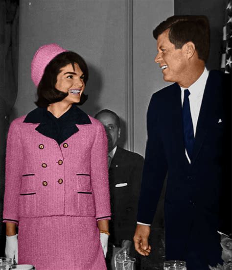 john f kennedy pink Chanel suit